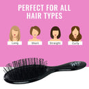 Wet Brush Custom Care Detangler Thick Hair Brush - Black, 9.76 Inch (Pack of 1) Wet Brush