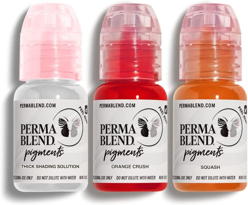 Perma Blend Luxe - Rose Lip Set - 3 Count (0.5 oz Each) Infinity Warehouse