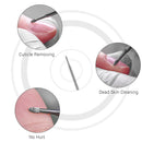 MelodySusie Cuticle Clean Nail Drill Bit 3/32'', Professional Safety Carbide Nail Bit Under Nail Cleaner for Cuticle Dead Skin Nail Prepare, Two Way Rotate, Manicure Nail Salon Supply (Medium) MelodySusie