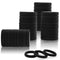 SYGY 100 PCS Black Hair Ties for Women, Cotton Seamless Thick Hair Bands, No Crease No Damage for Thick/Thin Hair, Soft Elastic Hair Ties Ponytail Holders Hair Accessories SYGY