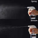 Zena Empty Clear Spray Bottle 16 oz. Great for Cleaning Solution, Essential Oils, Gardening, Hair Care. Adjustable Heads from Mist to Stream. Includes 4 beautiful labels (Pack of 2 / Cuboid) Zena