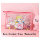 Kerr's Choice Cute Toiletry Bag Cosmetic Bag Clear Waterproof Makeup Bag Travel Storage Bag Gift for Girls Women Kerr's Choice