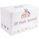200pcs PANA Cosmetic Make Up Disposable Plastic 2.5" Spatulas Skin Care Facial Cream Mask Spatula (PURPLE-200 Pieces in a Box) P Store