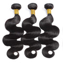 Selina Hair 8A Brazilian Body Wave Human Hair Bundles 3 Bundles 300g Full Head Set Remy Hair Unprocessed Human Hair Weave Natural Black Color Cheap Human Hair (20 22 24 Inch,Natural Black) Selina