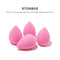 AOA Studio Collection Makeup Sponge Set Makeup Blender Latex Free and High-definition Set of 6 Makeup Blender For Powder Cream and Liquid, Super Soft Wonder Blender Beauty Cosmetic AOA STUDIO