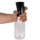 Houseables Continuous Spray Water Bottle, Hair Mist Sprayer, White, 24 Oz, 3 Pack, 10", Ultra Fine, Solvent & BPA Free Clear Plastic, Pressurized Mister, With Pump, For Stylist, Salon, Barber Houseables