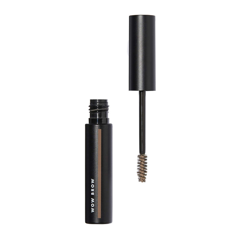 e.l.f, Wow Brow Gel, Volumizing, Buildable, Wax-Gel Hybrid, Creates Full, Voluminous-Looking Brows, Locks Brow Hairs In Place, Taupe, Fiber-Infused, 0.12 Oz e.l.f.