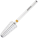PANA Nail Carbide Volcano Bit - Two Way Rotate use for Both Left and Right Handed - Fast remove Acrylic or Hard Gel - 3/32" Shank - Manicure, Nail Art, Drill Machine (2x Coarse, Silver) PANA