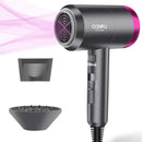 Ionic Hair Dryer, CONFU 1800W Portable Lightweight Blow Dryer, Fast Drying Negative Ion Hairdryer Blowdryer, 3 Heat Settings & Infinity Speed, with Diffuser and Concentrator Nozzle for Home & Travel CONFU