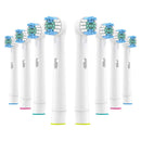 WuYan 8pcs Replacement Brush Heads for Oral b Electric Toothbrush, for Adults,Dual Clean Plaque Precision Deep Clean Teeth, Gentle on Sensitive Gum Care WuYan