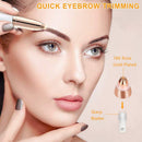 Eyebrow Hair Remover Replacement Heads for Women Painless Eyebrow Trimmer Blades, Perfect and Smooth, with Cleaning Brush, As Seen On TV, Rose Gold (5Pcs) FOUUA
