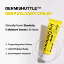 JEU'DEMEURE DermiShuttle DD Cream Deep Hydration Intensive Smoothness Face, Neck and Hand with Peptide, Ceramide, Hyaluronic Acid, Anti Aging Wrinkles Cream, Korean skincare Moisturizer (50g) Infinity Warehouse