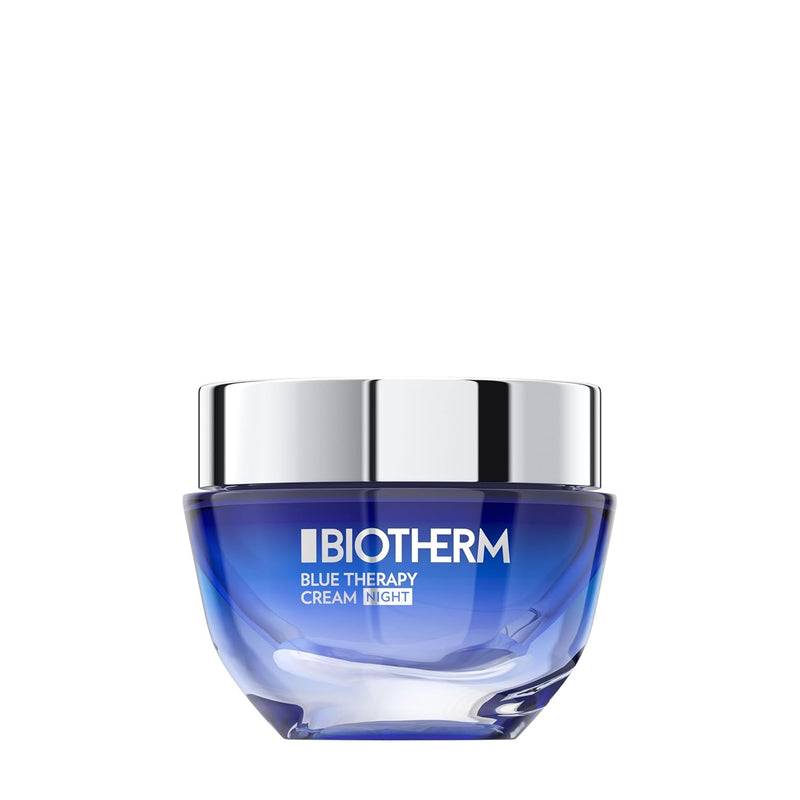 Biotherm Blue Therapy Night Cream, Moisturizing Anti-Aging Night Cream with Biotech Plankton, Targets Signs of Aging, Reduces Wrinkles & Dark Spots, Improves Firmness Overnight, 1.7 Fl. Oz. - Infinity Warehouse