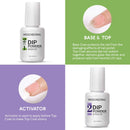 Beautivity Dipping Powder Nail Starter Kit Acrylic Dipping System portable 6 color powder Beautivity