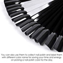 KINGMAS 3 Set 150pcs Nail Swatches Sticks Nail Art Color Display False Nail Tips Polish Practice Sticks (Black) KINGMAS