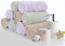 SUNLAND Microfiber Face Makeup Remover Cloth Reusable Facial Cleansing Towel Ultra Soft Face Washcloth 11inchx 11inch SUNLAND