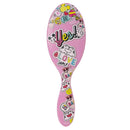 Wet Brush Disney Original Detangler Hair Brush - Peace Love, Pink - Comb for Women, Men and Kids - Wet or Dry – Removes Knots and Tangles - Natural, Straight, Thick, and Curly Hair Wet Brush