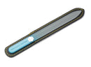 GERMANIKURE Czech Crystal Glass Nail File in Suede Leather Case - Enjoy Today - Professional Manicure & Pedicure Products for Smooth Easy Shaping of Natural Nails GERmanikure
