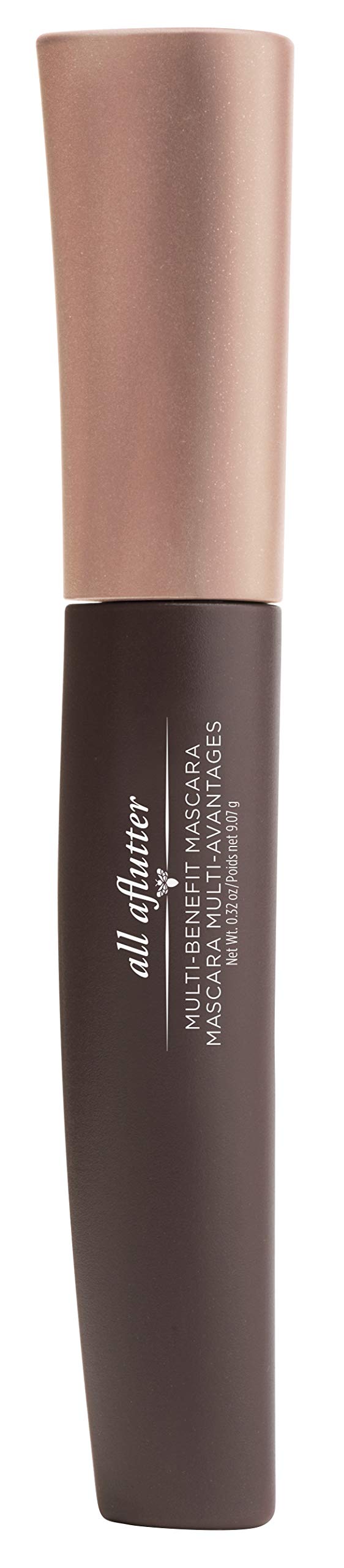 Burts Bees 100% Natural Origin All Aflutter Multi-Benefit Mascara, Black Brown 0.32 Ounce Burt's Bees