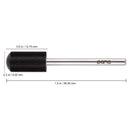 USA Pana 3/32" Safety Nail Carbide - Smooth Round Top Large Barrel Head for Electric Dremel Drill Machine - Grit Size: (5XC to Extra Fine) (Extra Fine, Large Barrel - DLC Black) PANA