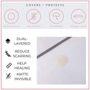Cover Dot Acne Care (24 Dots) Skin Blemish Treatment with Hydrocolloid | Clear, Waterproof Patch | Oil and Pimple Absorbing Made in USA SMARTMED