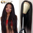 QTHAIR 14A Lace Front Wigs Human Hair 12A Grade Brazilain Straight Human Hair Wigs for Black Women 26" Pre Plucked Natural Hairline with Baby Hair 150% Density Natural Color QTHAIR Store
