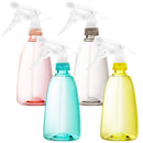 Youngever 6 Pack Empty Plastic Spray Bottles, Spray Bottles for Hair and Cleaning Solutions in 6 Colors (16 Ounce) Youngever