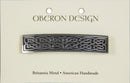 Small Celtic Hair Clip, Hand Crafted Metal Barrette Made in the USA with a Medium 70mm Clip by Oberon Design Oberon Design