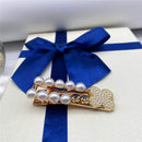 Floral Pearl Zircon Hairpin, Hair clips, Rose Gold Hair Bobby Pin, Hair Clips nobranded