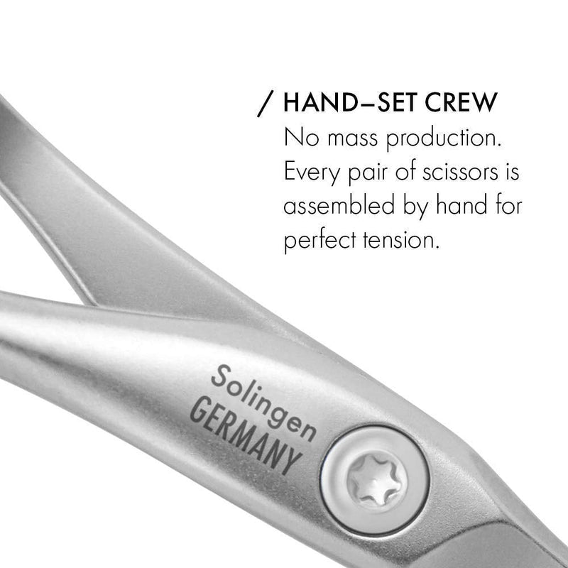 GERMANIKURE Professional Nail Cutter Scissors - Self-Sharpening FINOX22 Titanium Coated Stainless Steel Manicure Tools in Leather Case - Ethically Made in Solingen Germany - 2704 GERmanikure