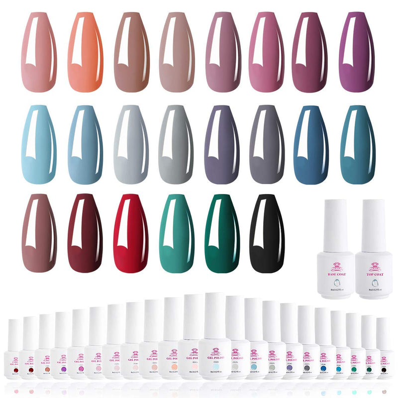 Makartt 20PCS 15ML Nail Art Foil Glue Gel with 2.5cm100cm Starry Sky Star Foil Stickers Set Nail Transfer Tips Manicure Art DIY 24 PCS 8ML Pastel Gel Nail Colors Gel Makartt