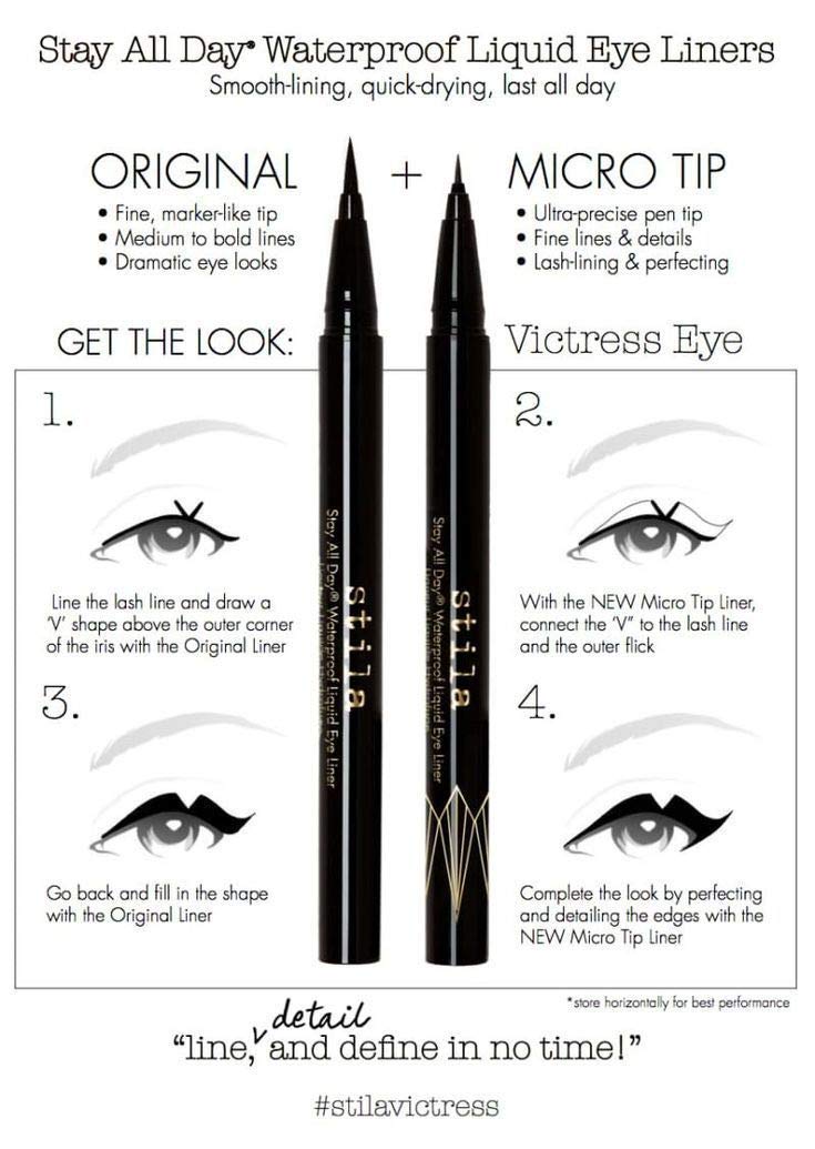 stila Stay All Day Waterproof Liquid Eye Liner martinandmark.com