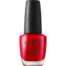 OPI Nail Lacquer, Big Apple Red, Red Nail Polish, 0.5 fl oz OPI