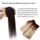 Benehair Clip in Remy Hair Extensions Human Hair Dark Brown for Women 12 inch 55g Light Short Seamless Clip on Real Hair Skin Weft Rooted Clips Hairpiece 8pcs Weft Long Straight Full Head