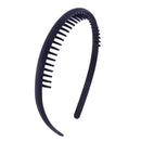 Yeshan Plastic Teeth headbands for Women Multicolors Non-slip Tooth Comb Headbands Hair Hoops Soft Hair Accessories,Pack of 6 Yeshan