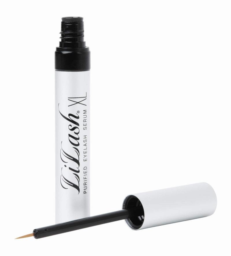 LiLash Purified Eyelash Physician-Formulated Serum XL for Fuller & Longer Looking Eyelashes | Natural Eyelash Enhancer Safe for Sensitive Eyes & Contact Lens Wearers | 6-Month Supply (4mL) LiLash