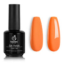Beetles Gel Nail Polish 15ml Tammy Tangerine Color Gel Polish Soak Off LED Nail Lamp Spring Summer Neon Color Gel Polish Nail Art Manicure Salon DIY Home 0.5Oz beetles Gel Polish Store