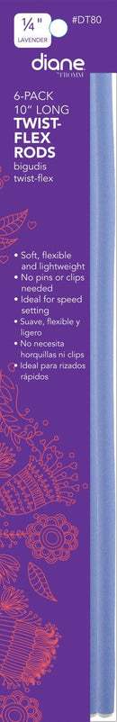 Diane Twist-flex Rods 1/4" Diameter Lavender Diane