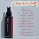 N+B Leave-In Conditioner & Detangler Spray | Curly, Straight, All Hair Types | Deep Moisturizer Repairs Dry Damaged Frizzy Hair | Sulfate, Paraben, & Cruelty-Free Nicole + Brizee
