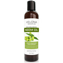 Neem Oil by Velona - 8 oz | 100% Pure and Natural Carrier Oil | Virgin, Unrefined, Cold Pressed | Hair Growth, Body and Skin Care | Use Today - Enjoy Results velona