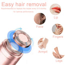 Facial Hair Remover Replacement Heads, for Flawless Finishing Rose Gold-Plated Blade Head, Cover Perfect Touch and Smooth Finishing, As Seen On TV 6 Pcs Rose Gold, Generation 1 Single Halo NCACA