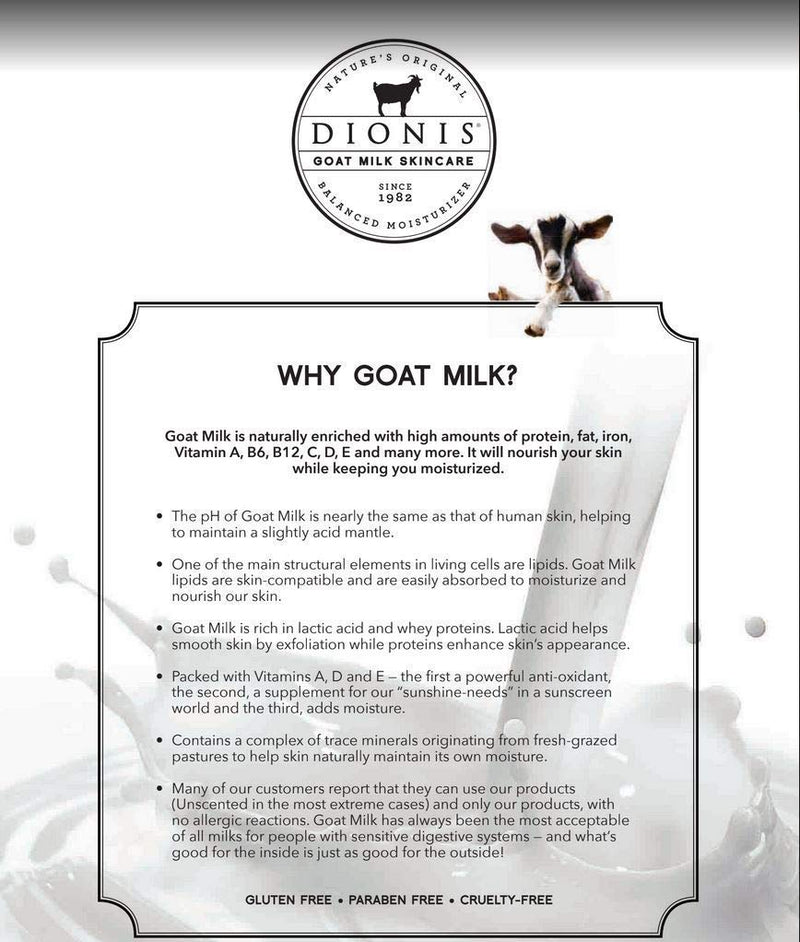 Dionis Goat Milk Hand Cream and Lip Balm 3 Piece Gift Set (Vanilla Bean, 3 Piece) Dionis