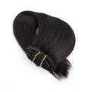 Sassina 12 Inch120G Silky Straight Clip In Human Hair Extensions for African American Black Women Double Wefts 7 Pieces with 17 Clips Sassina Store