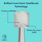 Brilliant Lumi Travel Sonic Toothbrush Replacement Heads - Round Brush Head with Super-Fine Micro Bristles, 2 Heads Brilliant