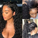 Pizazz 13x4 Lace Front Human Hair Wigs 9A Grade 150% Density Brazilian Deep Wave Lace Front Wig with Baby Hair Pre Plucked Natural Hairline Wigs for Black Women (24'') Pizazz Store