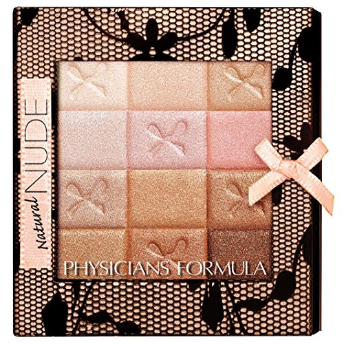 Physicians Formula Shimmer Strips All-In-1 Custom Nude Palette For Face & Eyes, Natural Nude Physicians Formula