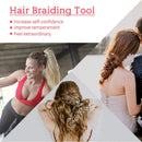 Topsy Hair Tail Tools Set,TsMADDTs Hair Braiding Tool Set 8 pcs Topsy Tail Tools 8 pcs French Centipede Braiders for French Twist Plait Ponytail 10 pcs Black Hair Ties Bulk TsMADDTs
