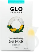 GLO Science So Brilliant Whitening Gel for Teeth – Sensitivity Free Tooth Whitener with 6% Hydrogen Peroxide – Fast, Safe, & Effective – Includes 10 Gingermint Pods (2 Packs) Infinity Warehouse