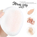 Teenitor 4 Inch Powder Puff, Ultra Soft Washable Large Round Velour Body Powder Puff Loose Powder Puff , 4 Pcs Teenitor