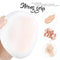 Teenitor 4 Inch Powder Puff, Ultra Soft Washable Large Round Velour Body Powder Puff Loose Powder Puff , 4 Pcs Teenitor